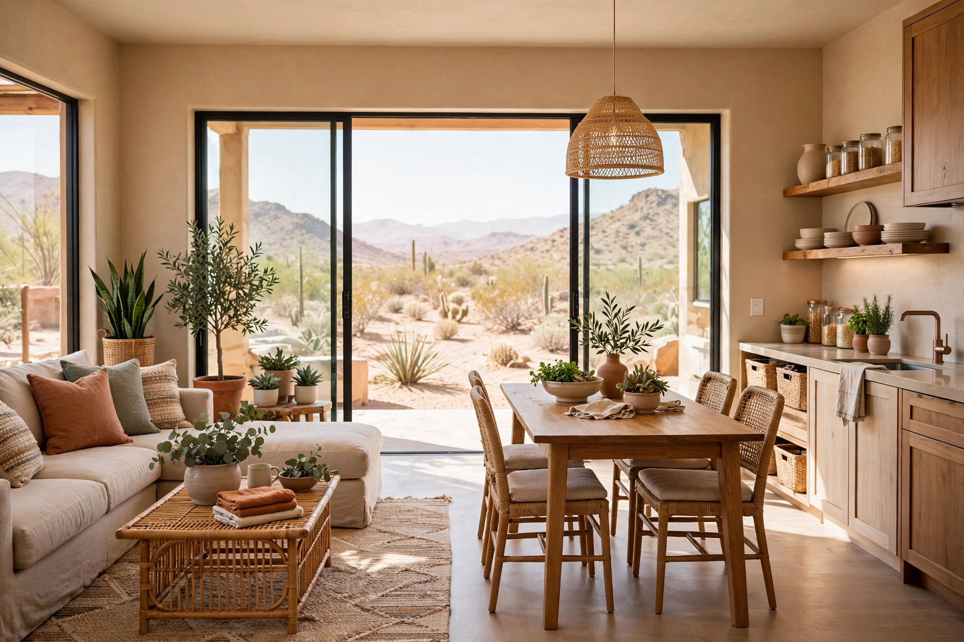 A warm, welcoming shared living space inside a Southern Vista home